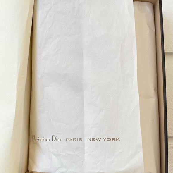 Two Pairs Of Vintage Christian Dior Textured Stockings Dior Sport Chevron New In - Picture 12 of 16